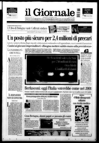 Il giornale : quotidiano del mattino